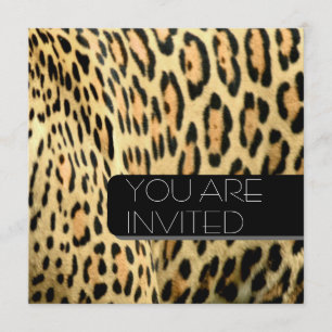 Leoparden Einladung