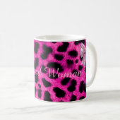 Leoparden-Frauen-Tasse Kaffeetasse (VorderseiteRechts)