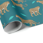 Leoparden Geschenkpapier (Rolleneckpunkt)