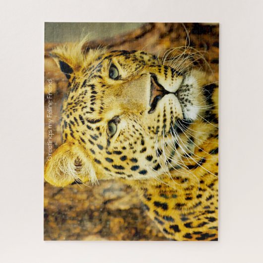 Leoparden große Katzen. Jigsaw Puzzle (Vertikal)