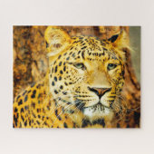 Leoparden große Katzen. Jigsaw Puzzle (Horizontal)