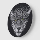 Leoparden Große Wanduhr (Winkel)