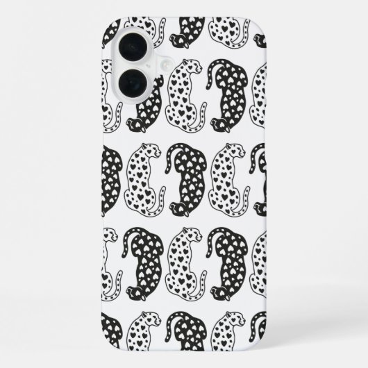 Leoparden iPhone Hülle (Rückseite)