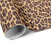 Leoparden, Käsekatsch-Tierdruck. Geschenkpapier (Rolleneckpunkt)