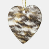 Leoparden Keramik Ornament (Links)