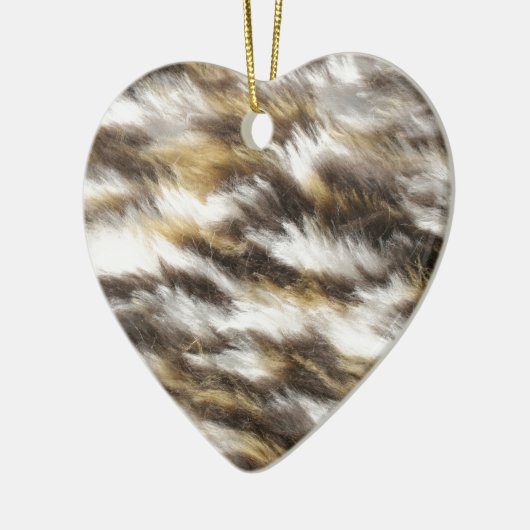 Leoparden Keramik Ornament (Links)