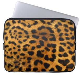 Leoparden-Körper-Fell-Haut-Etasche-Abdeckung Laptopschutzhülle