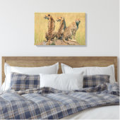 Leoparden Leinwanddruck (Insitu (Schlafzimmer))