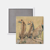 Leoparden Magnet (Vorderseite/Rückseite)