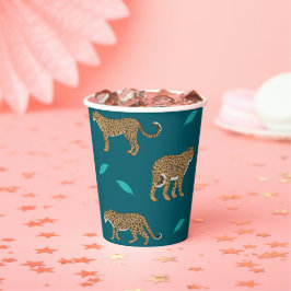 Leoparden Pappbecher