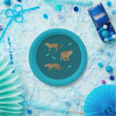 Leoparden Pappteller (Party)
