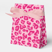 Leoparden, Pastellrosa, Hot Pink und Fuchsia Geschenkschachtel (Vorderseite)