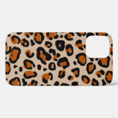 Leoparden Pelzdesign, nahtloses Muster. Case-Mate iPhone Hülle (Rückseite (Horizontal))