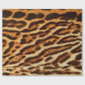 Leoparden Pelztexturen. Tierdruck Geschenkpapier (Flach)