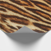 Leoparden Pelztexturen. Tierdruck Geschenkpapier (Ecke)