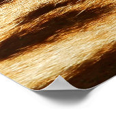 Leoparden Pelztexturen. Tierdruck Poster (Ecke)