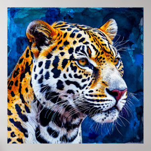 🐆 Leoparden-Porträt für mutige moderne Dekoration