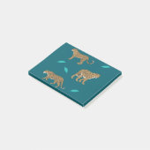 Leoparden Post-it Klebezettel (angewinkelt)