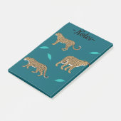 Leoparden Post-it Klebezettel (angewinkelt)