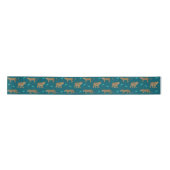 Leoparden Satinband (Vorderseite)