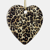 Leoparden-Schmuck Keramik Ornament (Rechts)