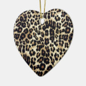 Leoparden-Schmuck Keramik Ornament (Links)