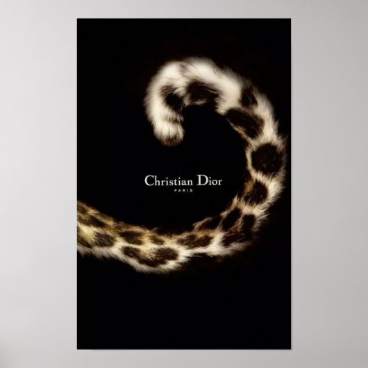 Leoparden-Schwanz Poster (Vorne)