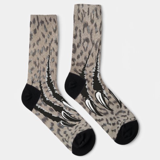 Leoparden Socken (Rechts)
