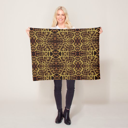 Leoparden-Tierdruck-Decke Fleecedecke (Beispiel)