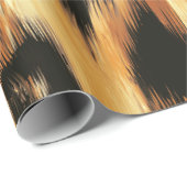Leoparden-Tierdruck-Muster Geschenkpapier (Rolleneckpunkt)