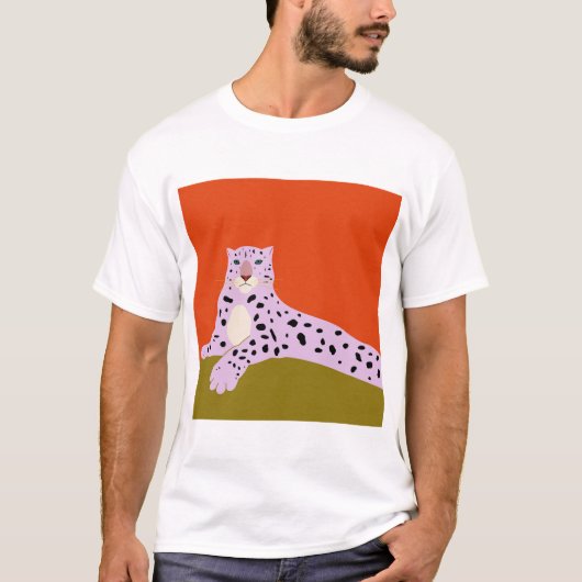 Leoparden und Blick auf uns T-Shirt (Vorderseite)