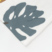 Leoparden wild lebende Tiere im Urwald von Hand ge Fleecedecke (Ecke)