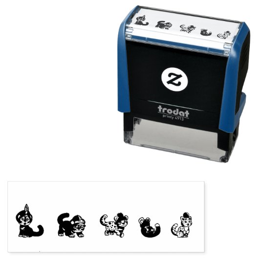 Leopardenaffen Permastempel (Beispiel)