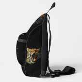 Leopardenaufprallknopfbeutel Crossbody Bag (Rechts)