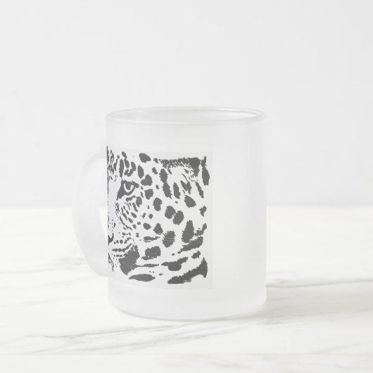 Leopardenauge Mattglastasse (Vorderseite Links)