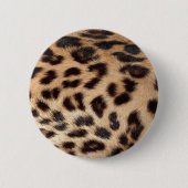 Leopardenausdruck Textur Button (Vorderseite)