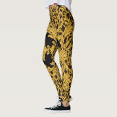 Leopardenbarocke, Verzierte Tierausdruck Leggings (Links)