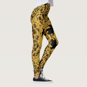 Leopardenbarocke, Verzierte Tierausdruck Leggings (Rechts)