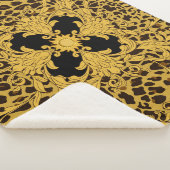 Leopardenbarocke, Verzierte Tierausdruck Sherpadecke (3/4)