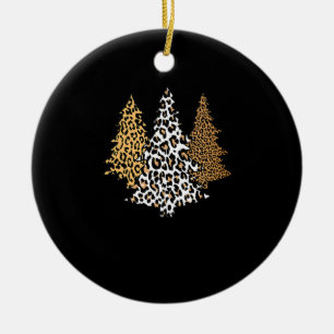 Leopardenbäume Geparden-Geschenk Keramik Ornament