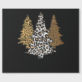 Leopardenbäume Geparden Geschenkpapier (Flach)