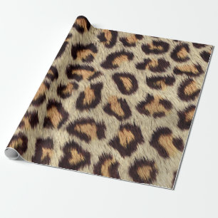 Leopardenblatt mit braunen Flecken Geschenkpapier