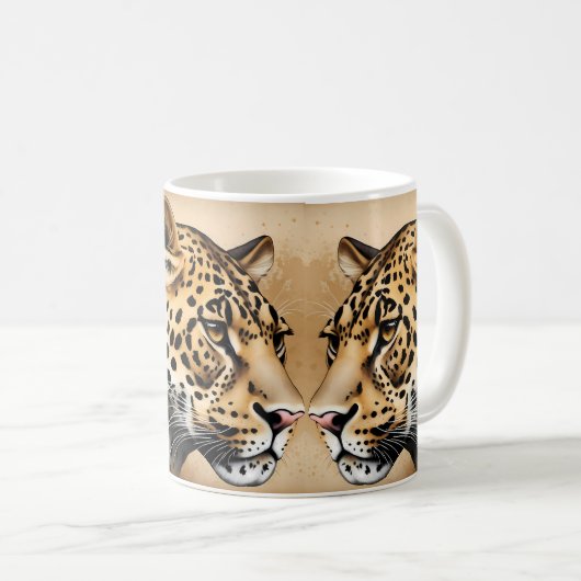 Leopardenblick: Kaffeetasse (VorderseiteRechts)