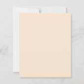 Leopardenbogenbraun Beige Geburtstagseinladung (Rückseite)