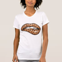 Leopardenbraun, gepunktete Geparden T - Shirt