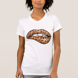 Leopardenbraun, gepunktete Geparden T - Shirt