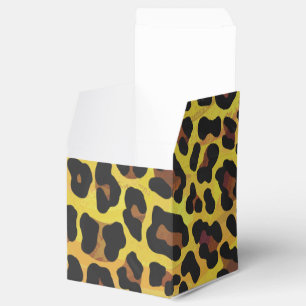 Leopardenbraun und Gelb Geschenkschachtel