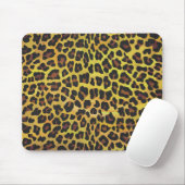 Leopardenbraun und Gelb Mousepad (Mit Mouse)