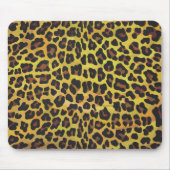 Leopardenbraun und Gelb Mousepad (Vorne)