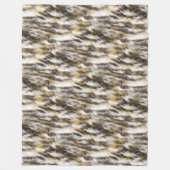 Leopardendecke Fleecedecke (Vorderseite)